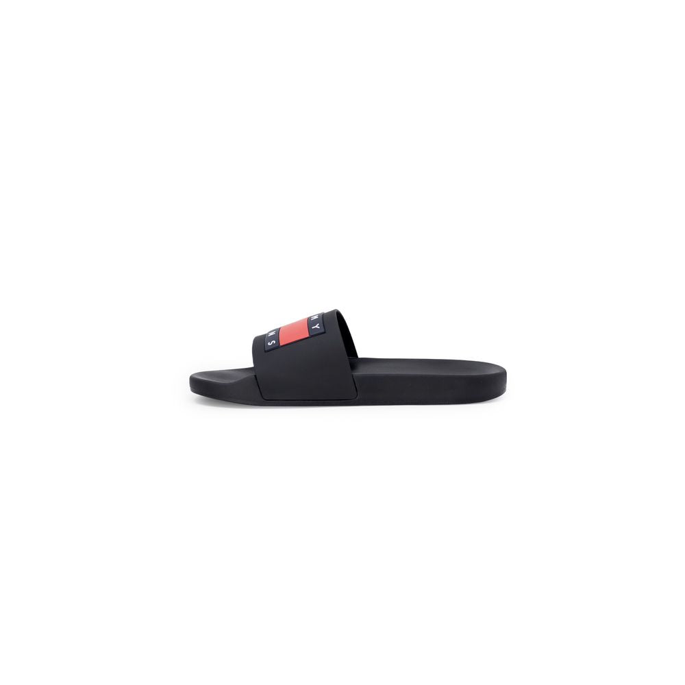 Tommy Hilfiger Jeans Black Polyethylene Sandal