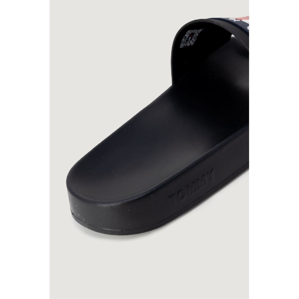 Tommy Hilfiger Jeans Black Polyethylene Sandal