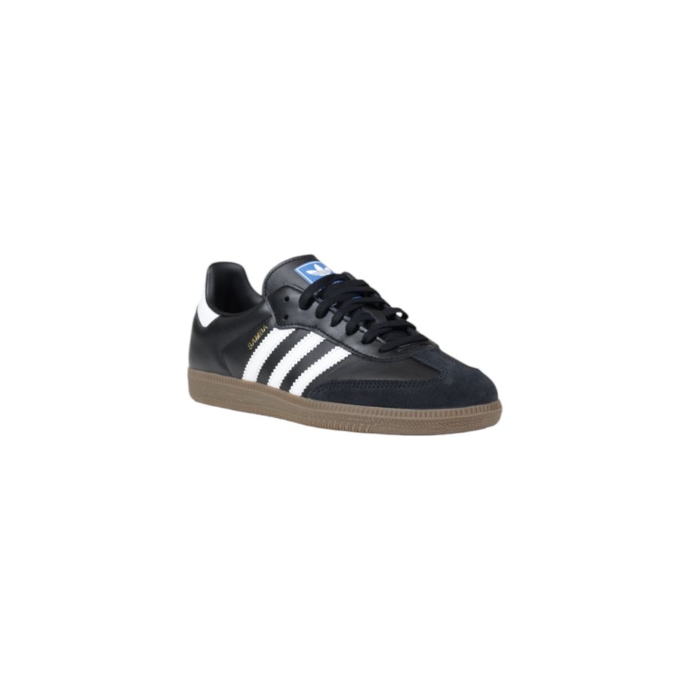 Adidas Black Leather Sneaker