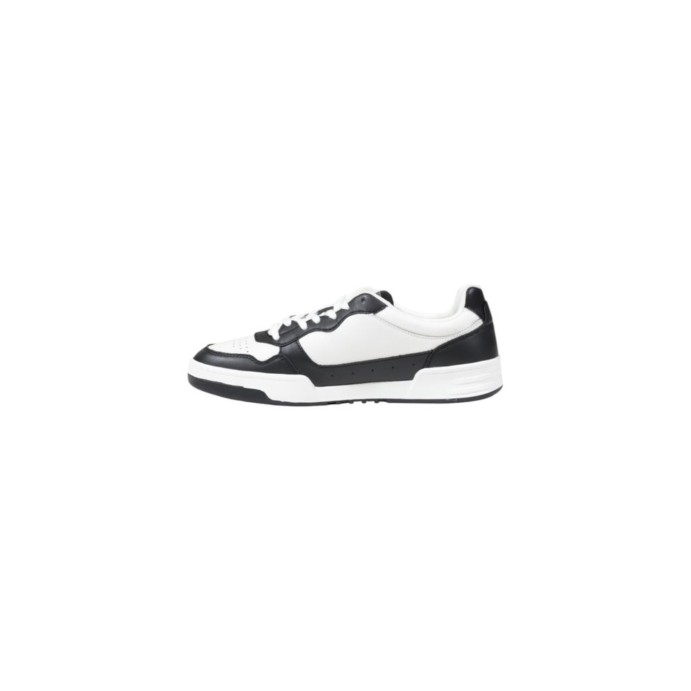 Tommy Hilfiger Jeans Black And White Leather Sneaker