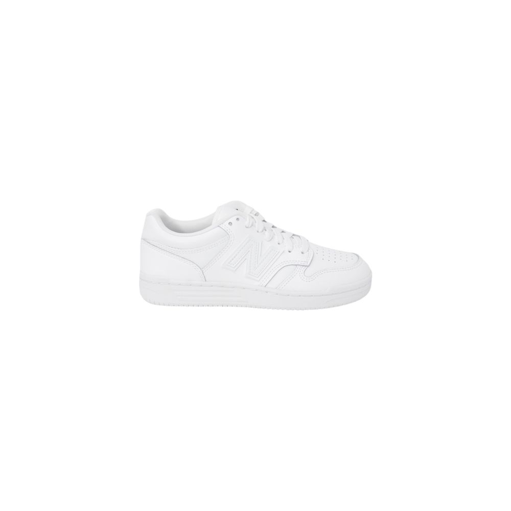 New Balance White Leather Sneaker