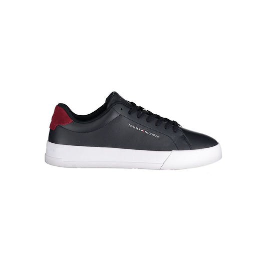 Tommy Hilfiger Blue Leather Men Sneaker