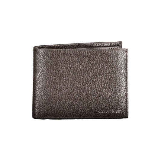 Calvin Klein Brown Leather Men Wallet