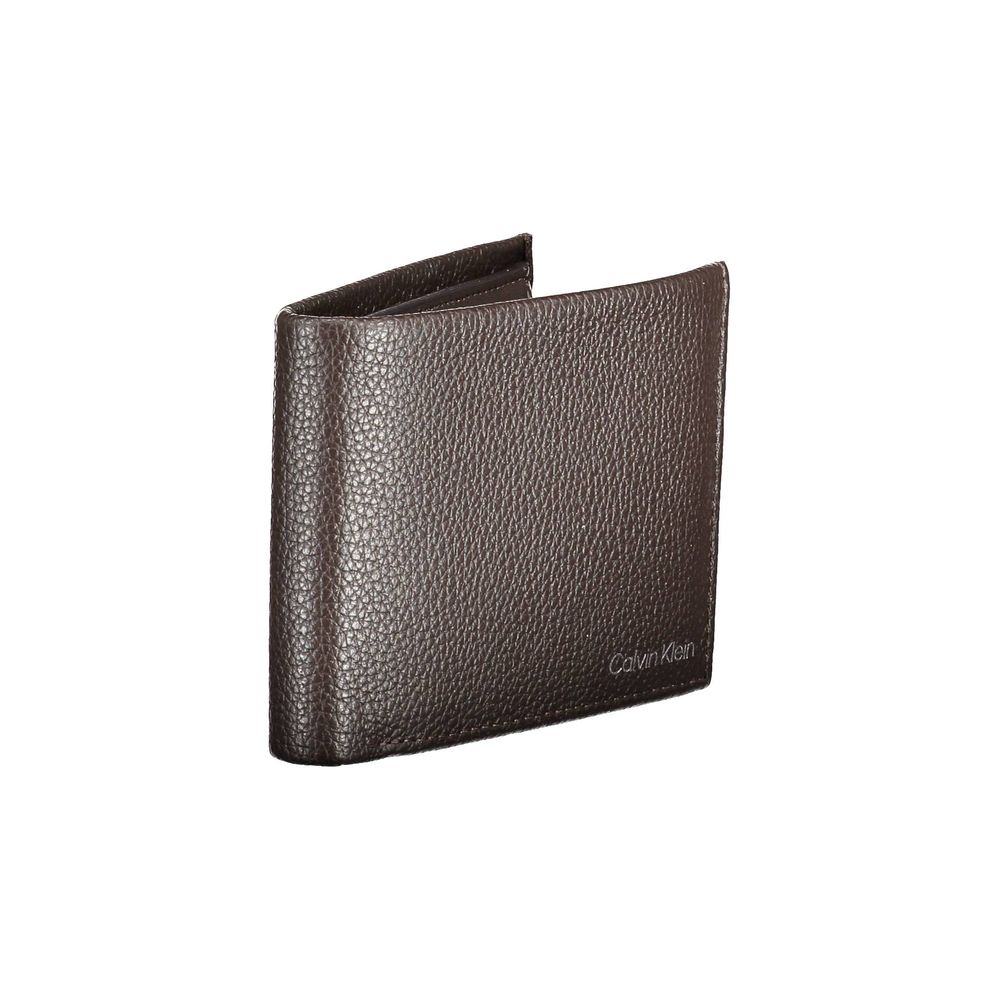 Calvin Klein Brown Leather Men Wallet