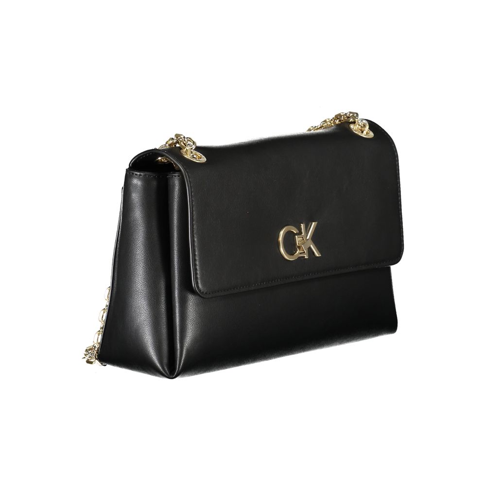 Calvin Klein Black Polyester Handbag