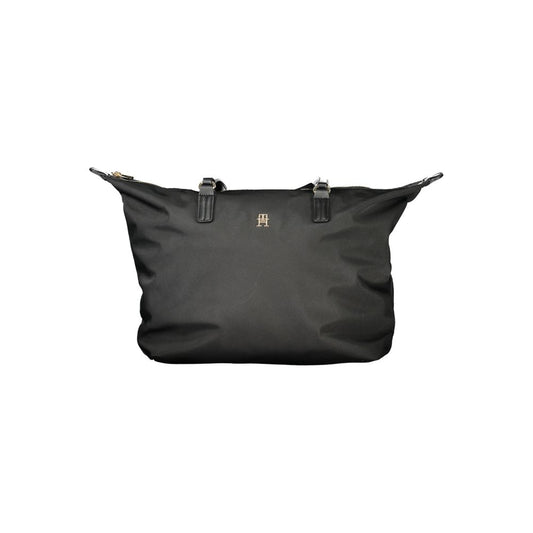 Tommy Hilfiger Black Recycled Polyester Women Handbag