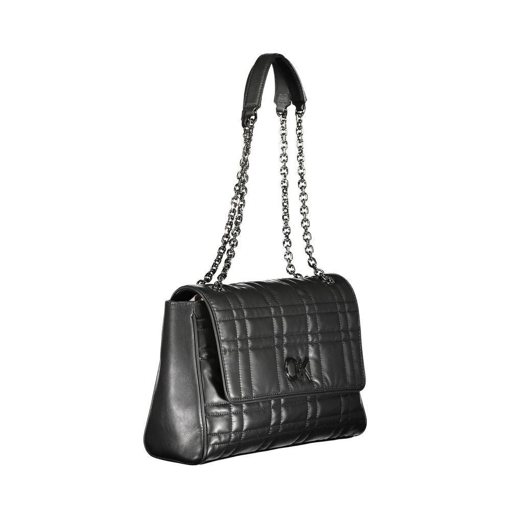 Calvin Klein Black Polyester Women Handbag