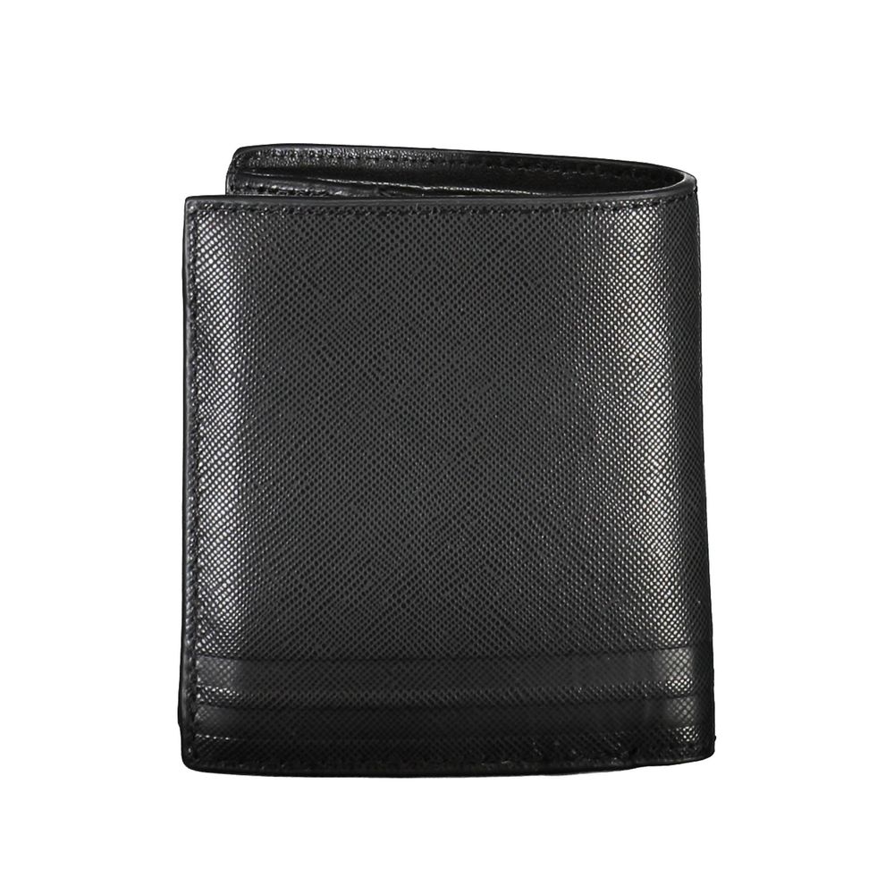 Tommy Hilfiger Black Leather Men Wallet