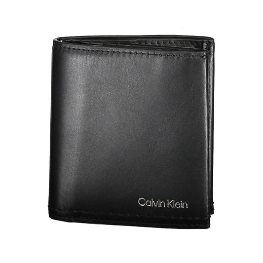 Calvin Klein Black Leather Men Wallet