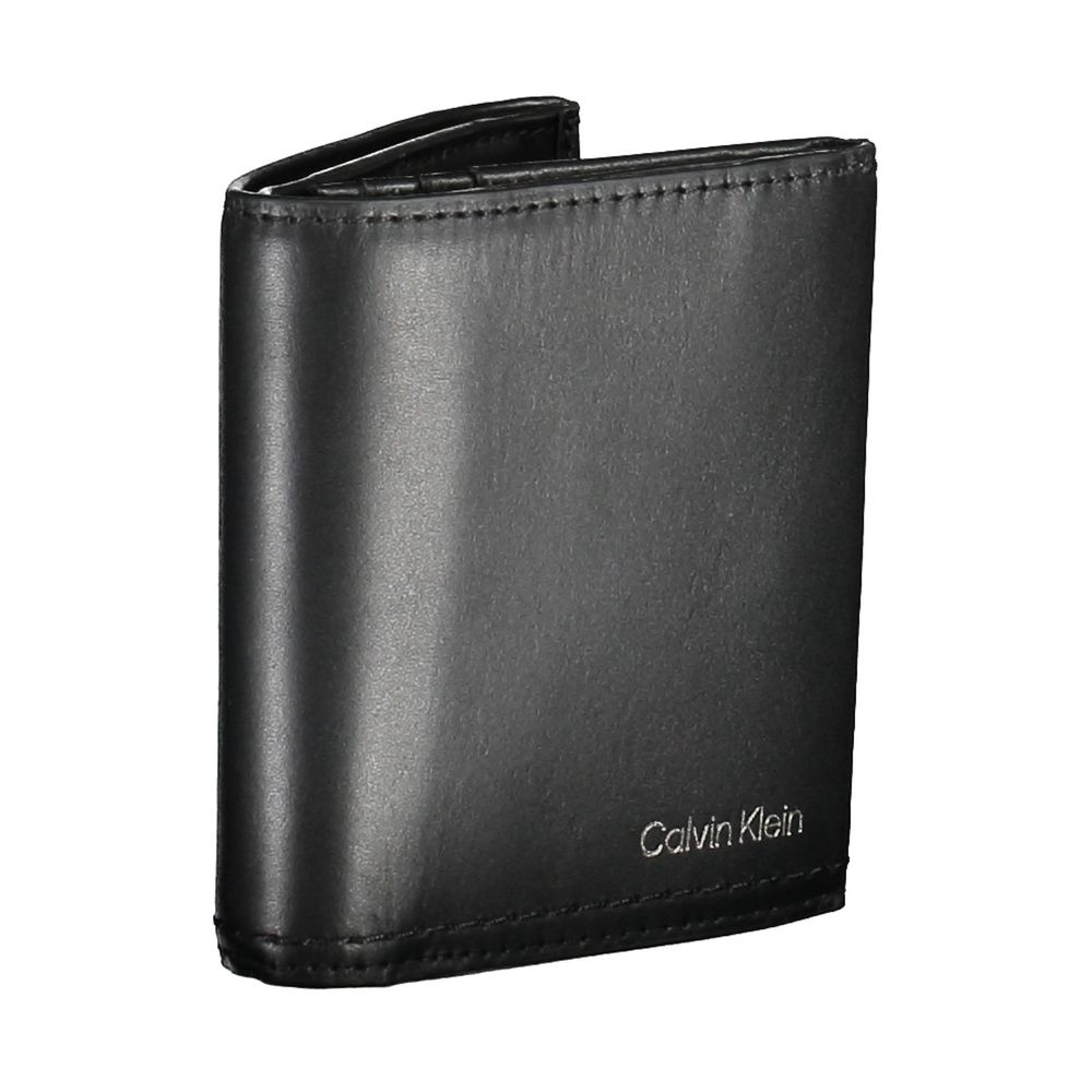 Calvin Klein Black Leather Men Wallet