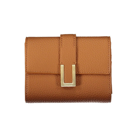 Calvin Klein Brown Polyester Women Wallet