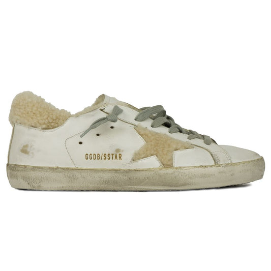 Golden Goose White Leather Di Calfskin Sneaker