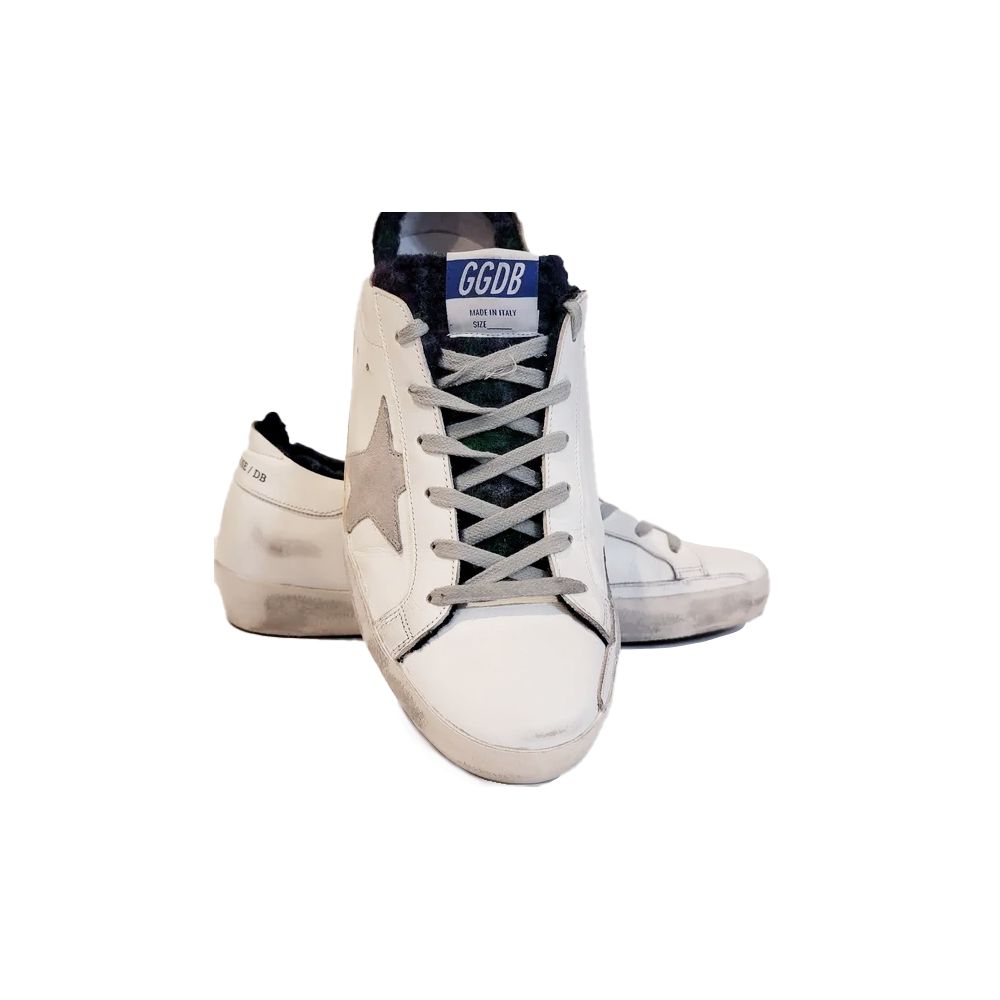 Golden Goose White Leather Di Calfskin Sneaker