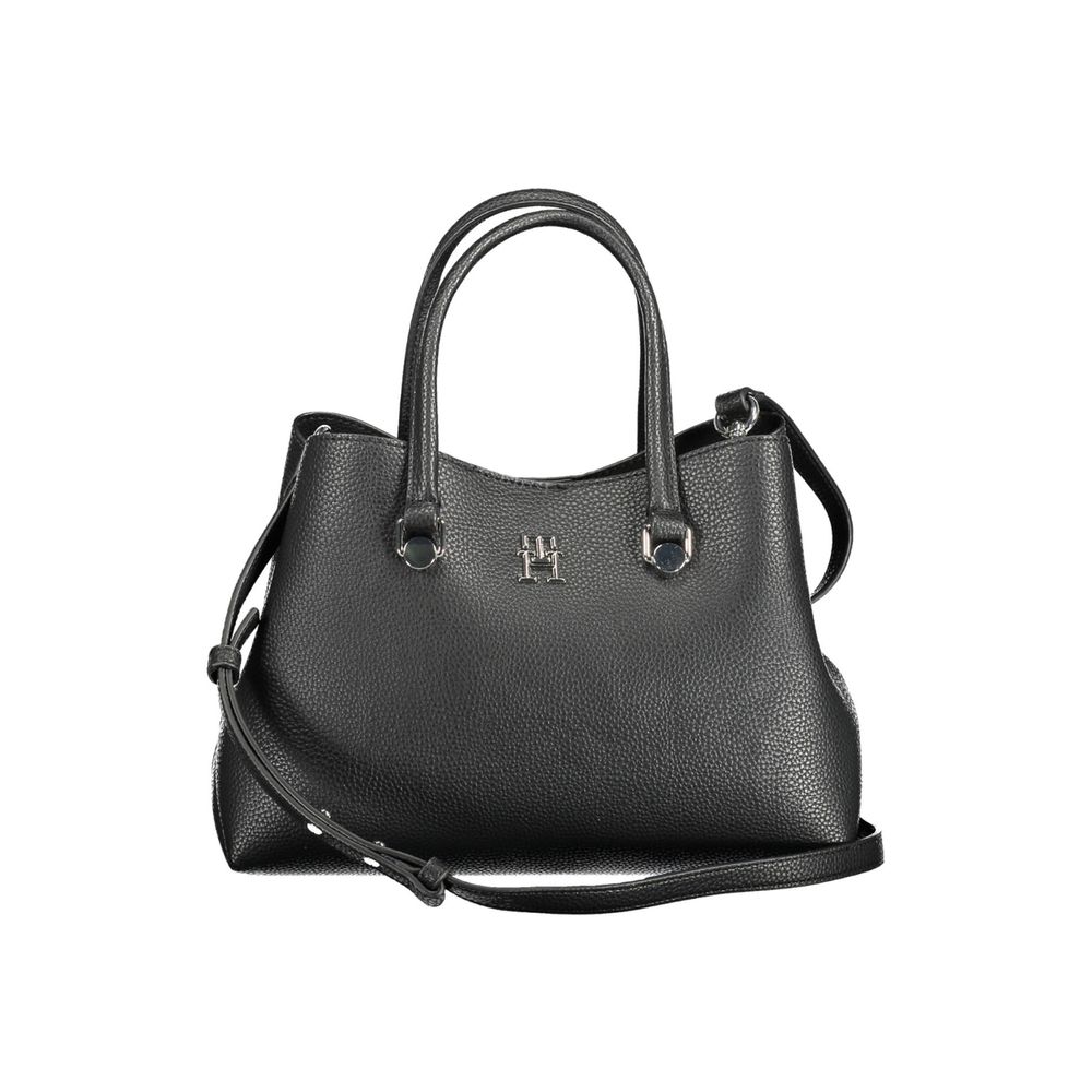 Tommy Hilfiger Black Polyester Women Handbag