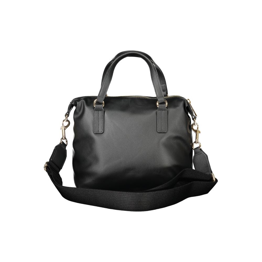 Tommy Hilfiger Black Polyester Women Handbag