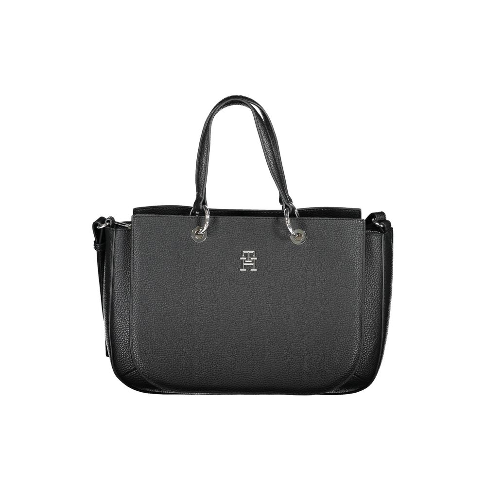 Tommy Hilfiger Black Polyethylene Women Handbag