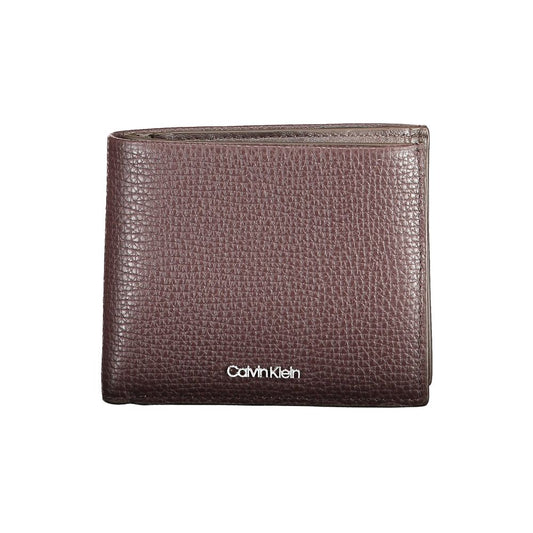 Calvin Klein Brown Leather Men Wallet