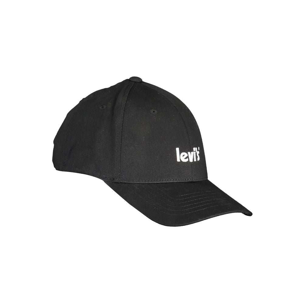 Levi's Black Cotton Hats & Cap