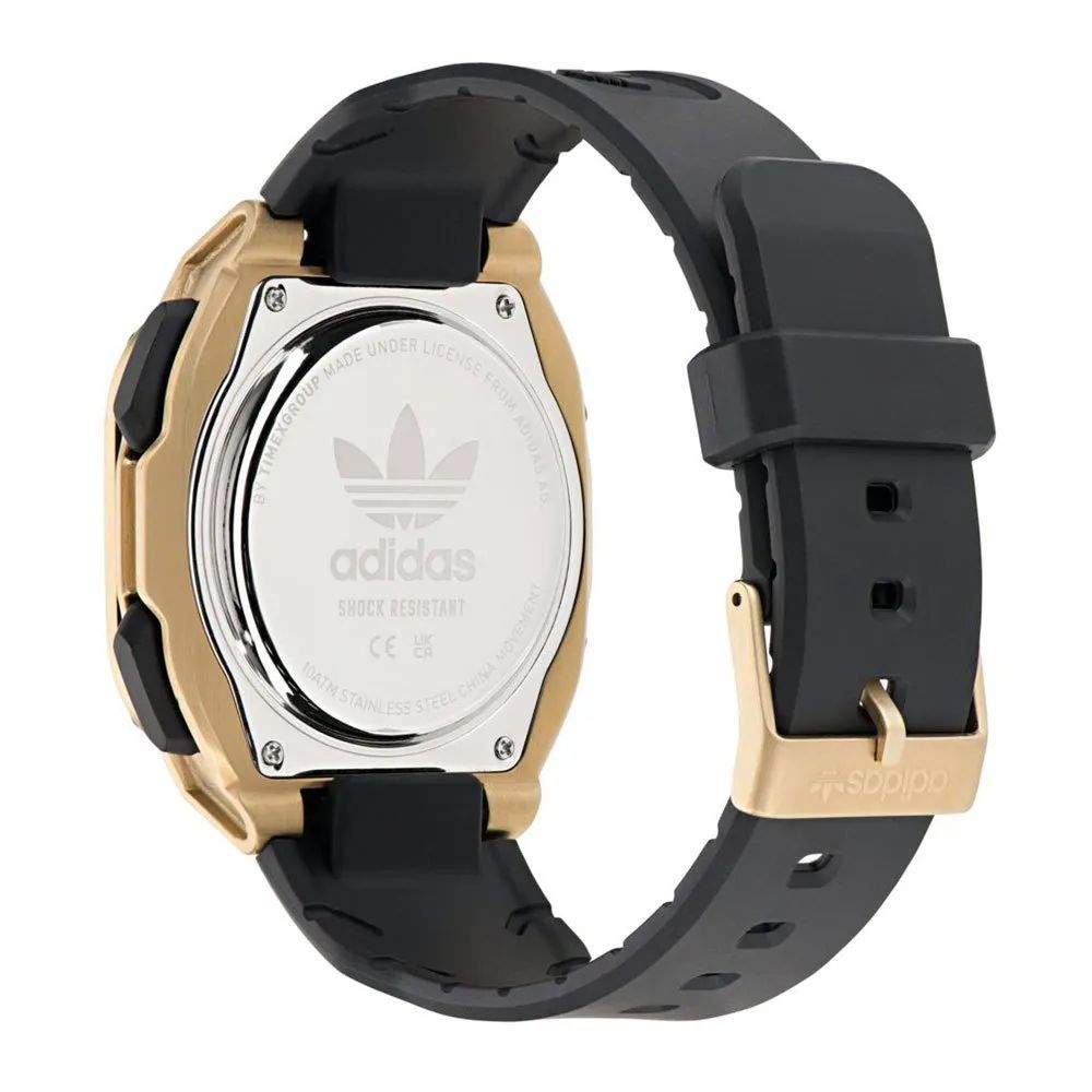 Adidas Black Silicone Watch