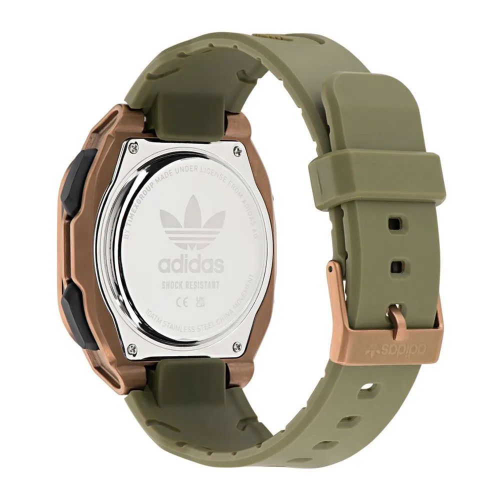 Adidas Green Silicone Watch