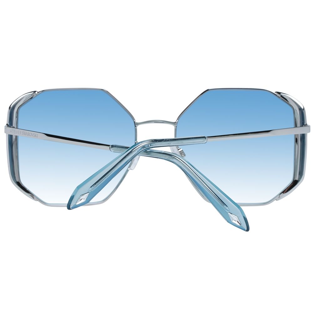 Atelier Swarovski Gray Metal Sunglasses