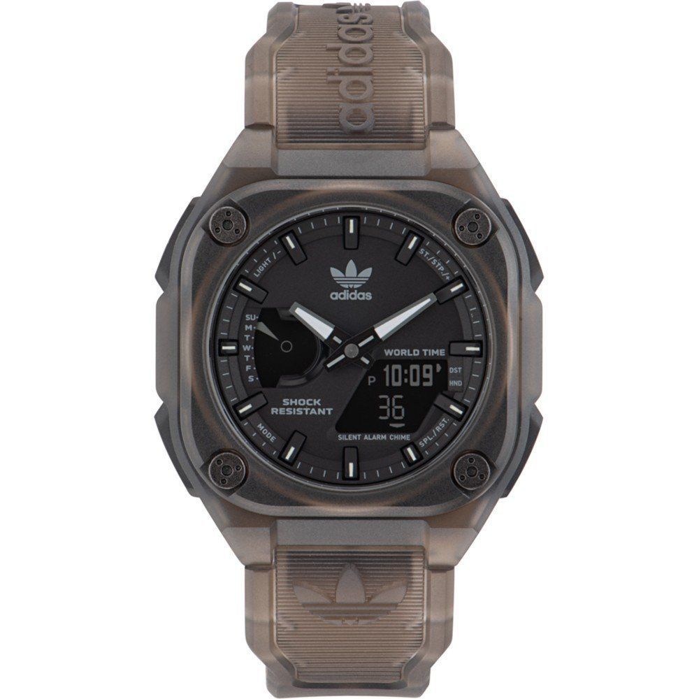 Adidas Brown Silicone Watch