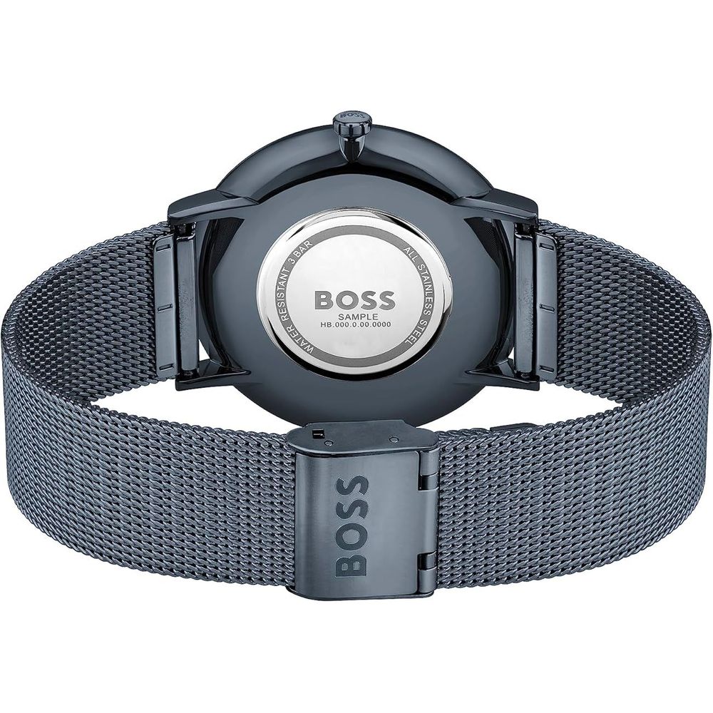 Hugo Boss Blue Stainless Steel Watch