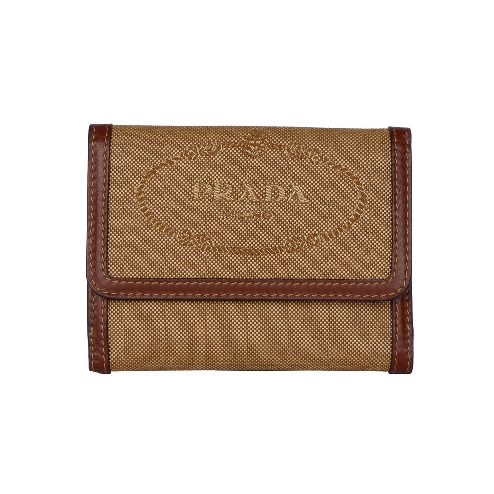 Prada Brown Leather Women Wallet