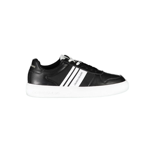 Calvin Klein Black Polyester Men Sneaker