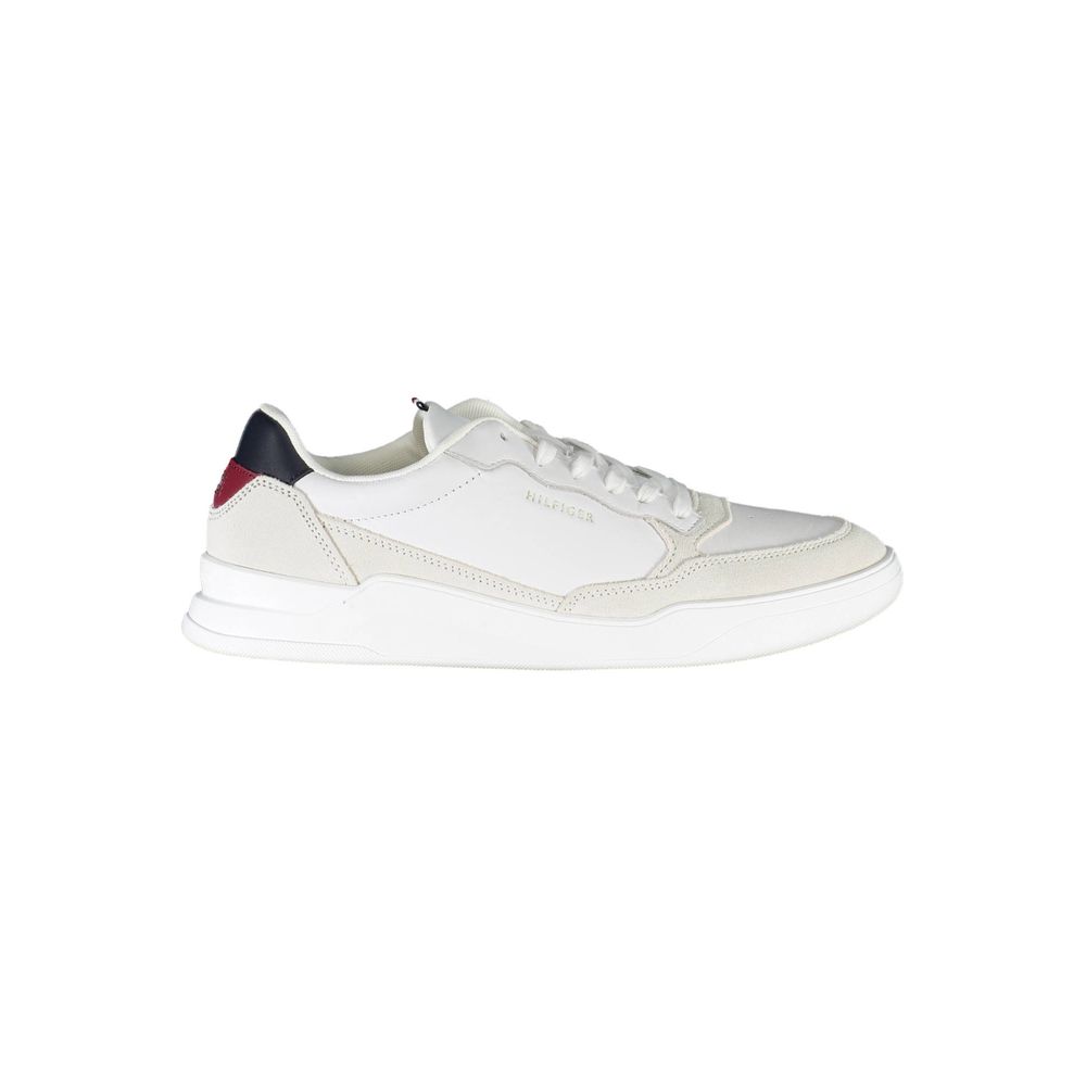 Tommy Hilfiger White Leather Men Sneaker