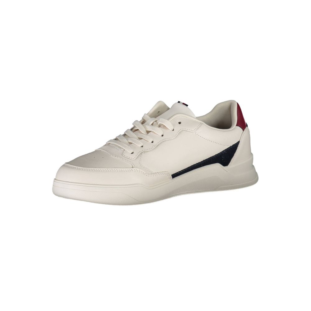 Tommy Hilfiger White Leather Men Sneaker