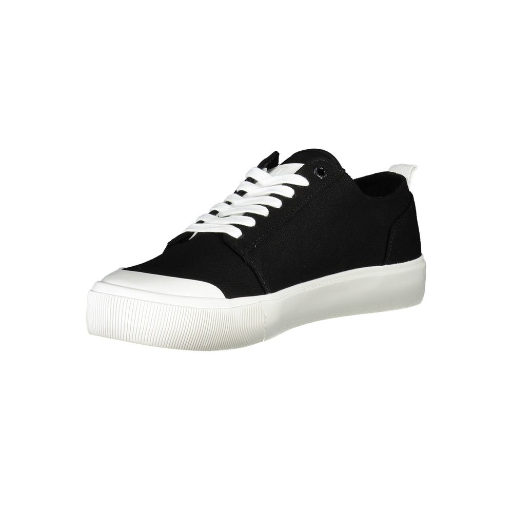 Calvin Klein Black Cotton Men Sneaker