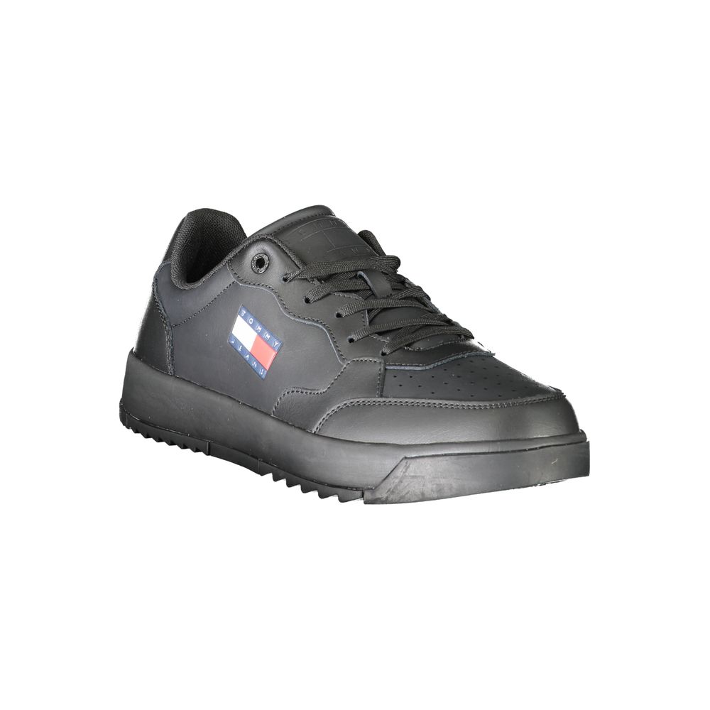 Tommy Hilfiger Black Polyethylene Men Sneaker