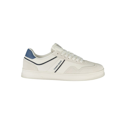 Tommy Hilfiger White Polyethylene Men Sneaker