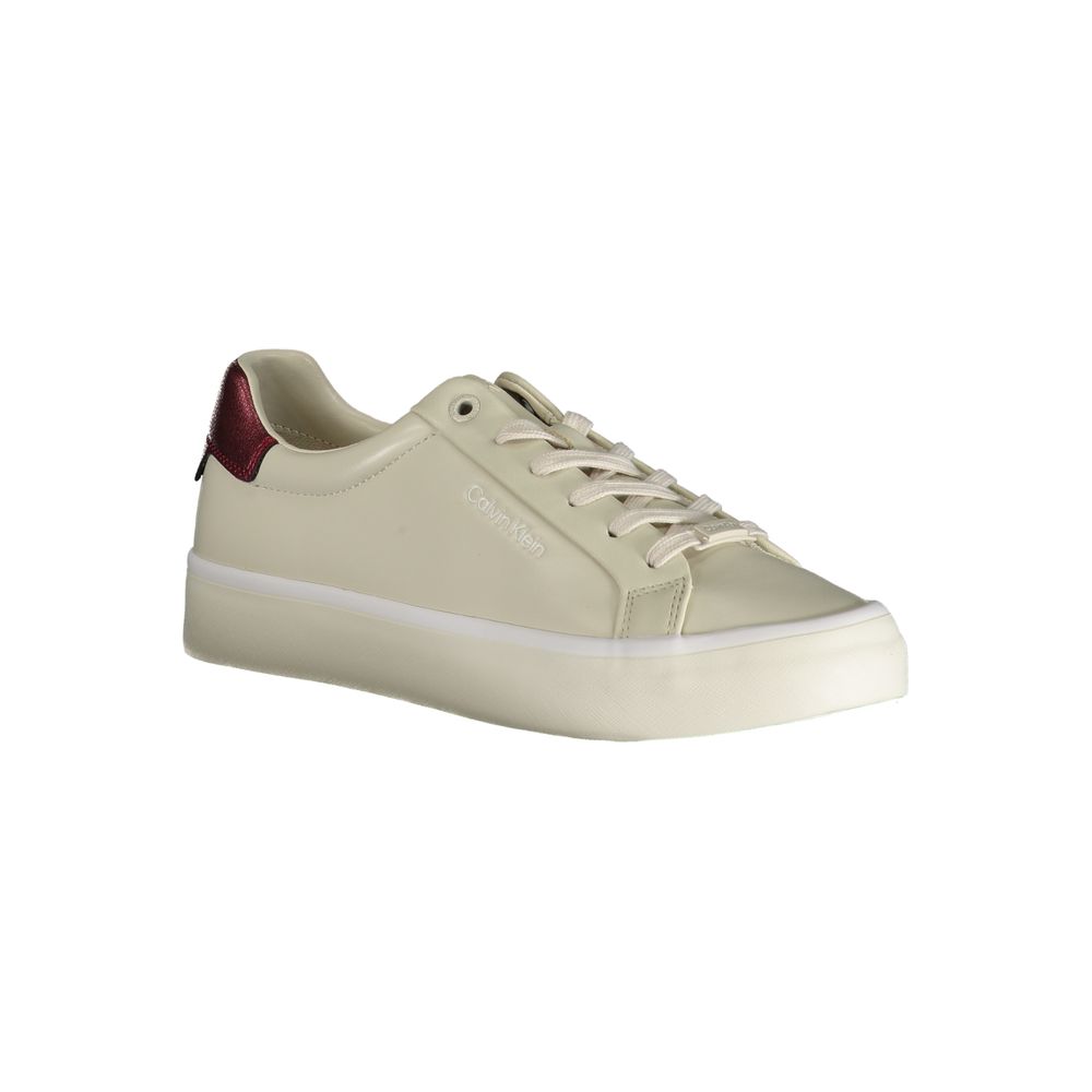 Calvin Klein Beige Polyester Sneaker