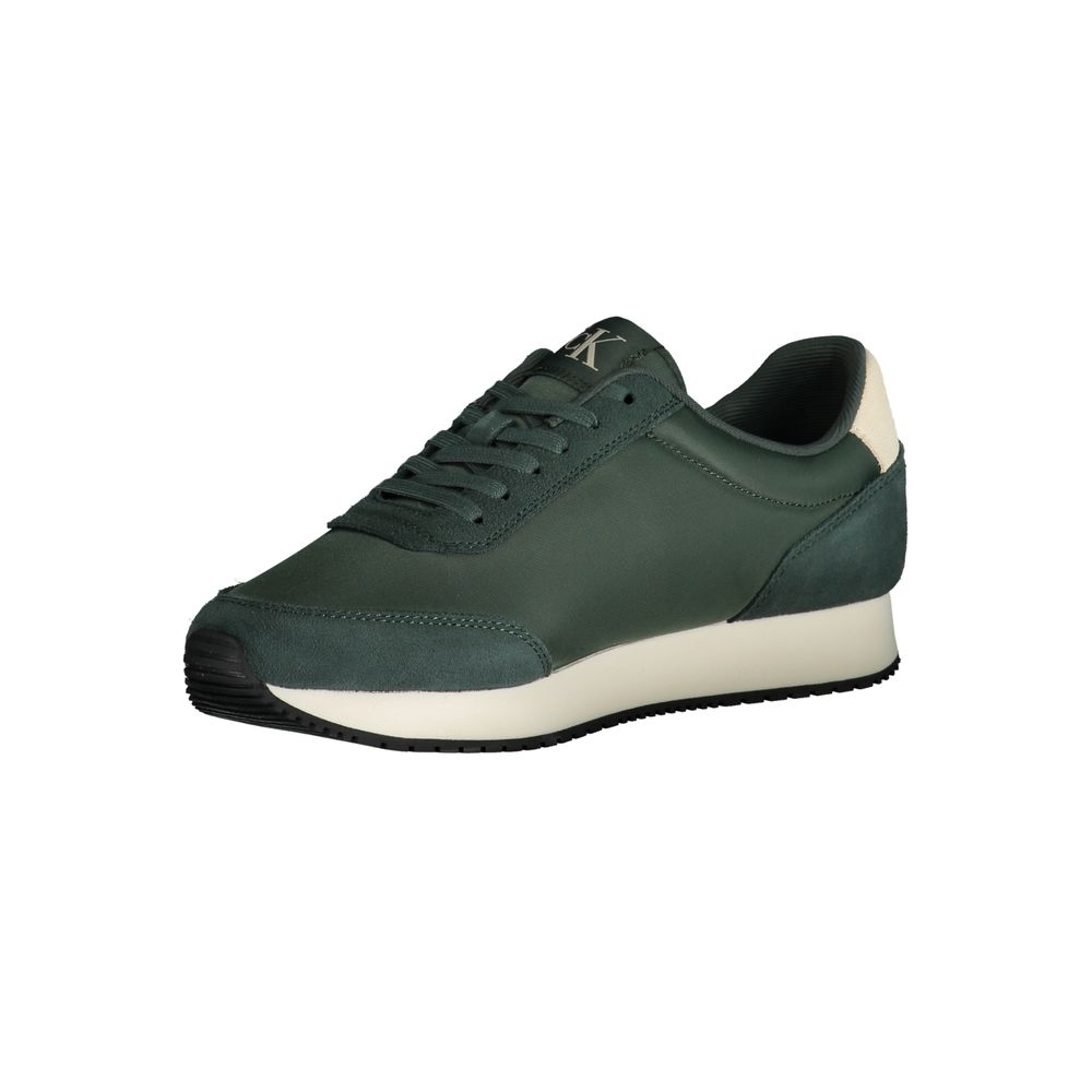 Calvin Klein Green Polyester Men Sneaker