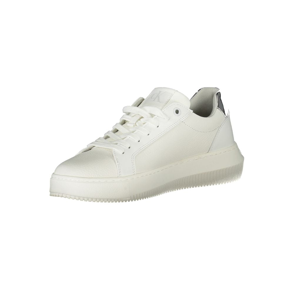 Calvin Klein White Polyethylene Women Sneaker