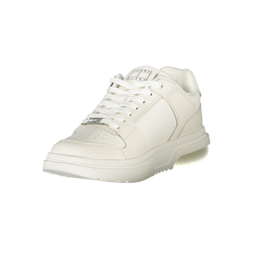 Tommy Hilfiger White Leather Women Sneaker