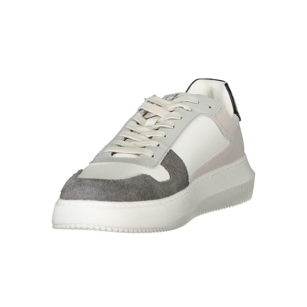 Calvin Klein White Polyethylene Men Sneaker