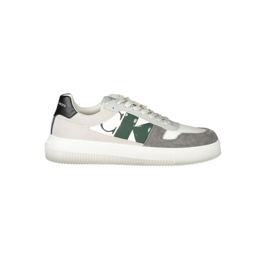 Calvin Klein White Polyethylene Men Sneaker