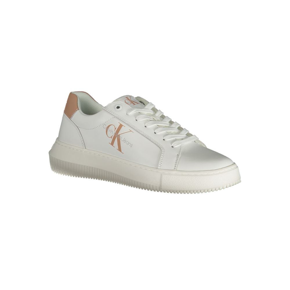 Calvin Klein White Leather Women Sneaker