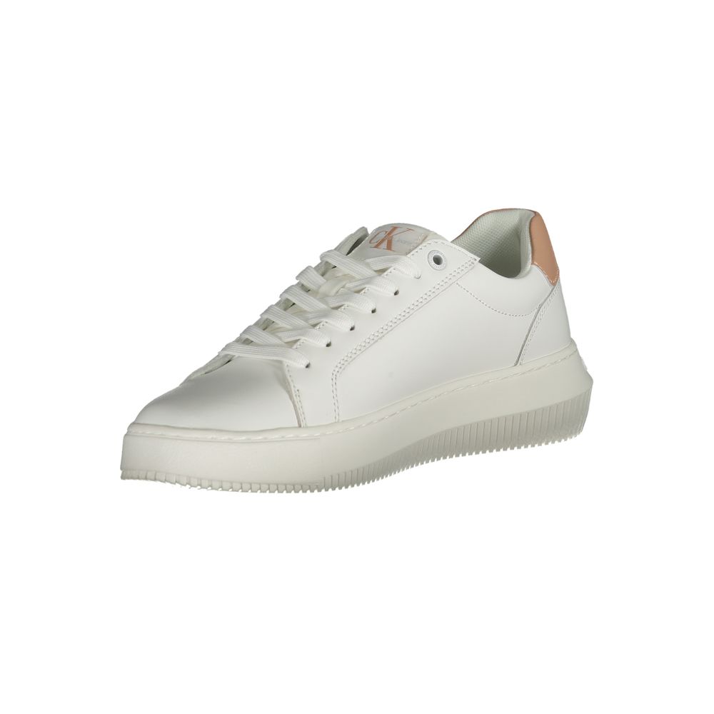 Calvin Klein White Leather Women Sneaker